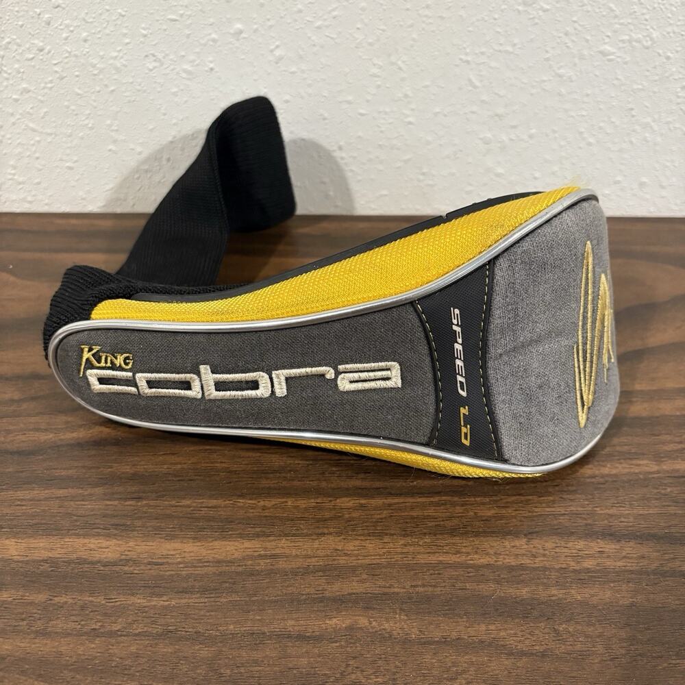 King Cobra Speed LD Fairway Wood Golf Club Head Cover Black Yellow Headcover #3